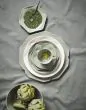 ESSENZA Sculpture Stone green Espresso kop & schotel 9 cl