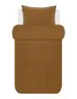 Marc O'Polo Senja Toffee Brown Dekbedovertrekset 240 x 220 cm