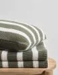 Marc O'Polo Structure knit Garden green Sierkussen 30 x 50 cm