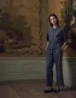 ESSENZA Suki Tilia Darkest blue Pyjamatop 3/4 mouw L