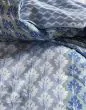 ESSENZA Tesse Zen blue Dekbedovertrekset 140 x 220 cm