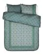 ESSENZA Valeria Subtle green Dekbedovertrekset 240 x 220 cm