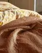 ESSENZA Vicia Yellow straw Dekbedovertrekset 260 x 220 cm