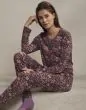 ESSENZA waona ophelia Plum wine Top lange mouw XS