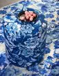 ESSENZA Yfke Cobalt blue Poef 40 cm