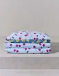 ESSENZA & CO Zesty cherry Ijsblauw Kussensloop 60 x 70 cm