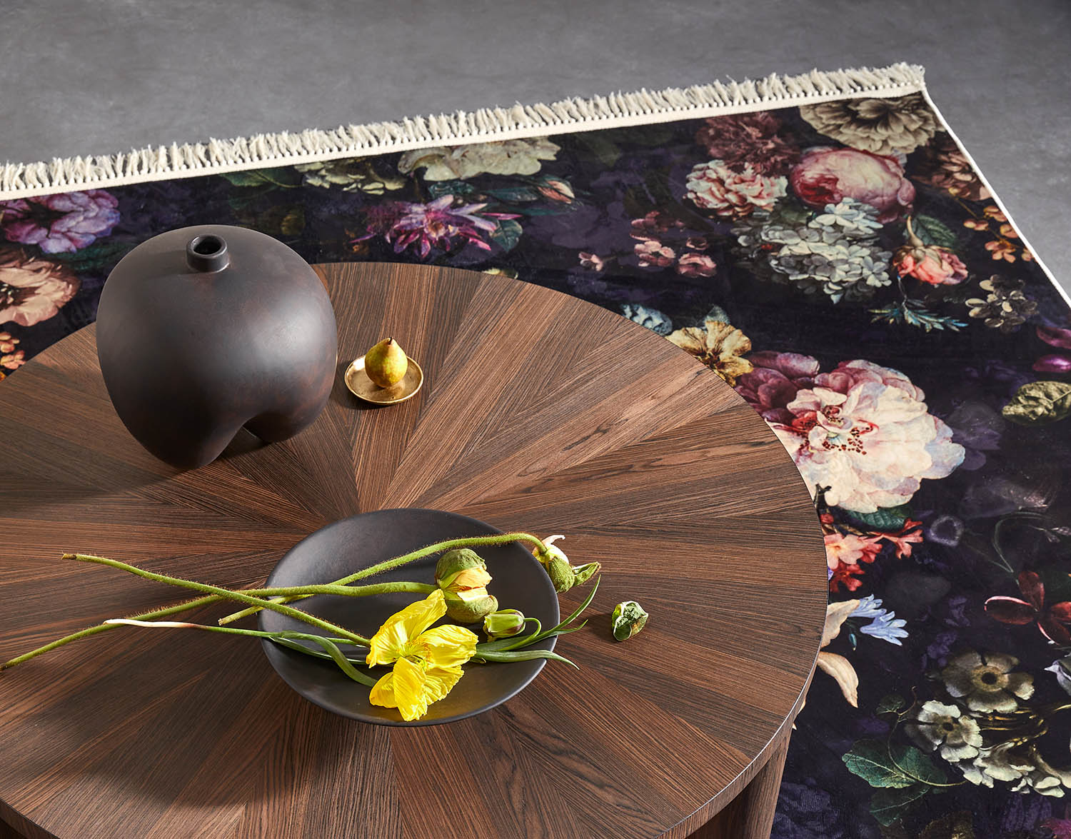 ESSENZA Fleur Nightblue Vloerkleed 180 x 240 cm