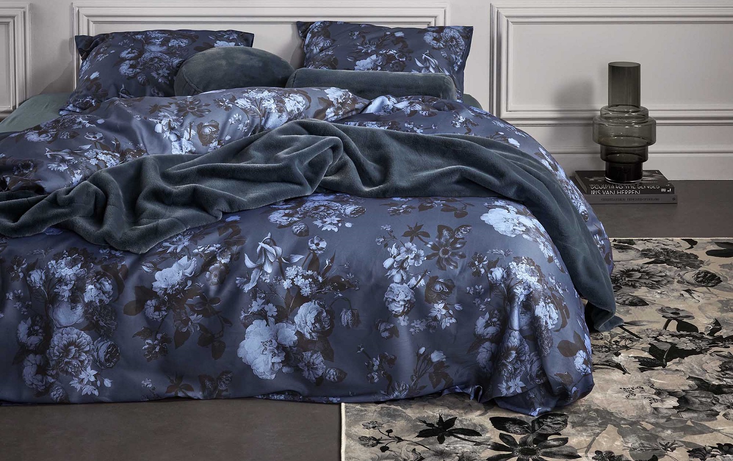 ESSENZA Florice Bijou blue Dekbedovertrekset 