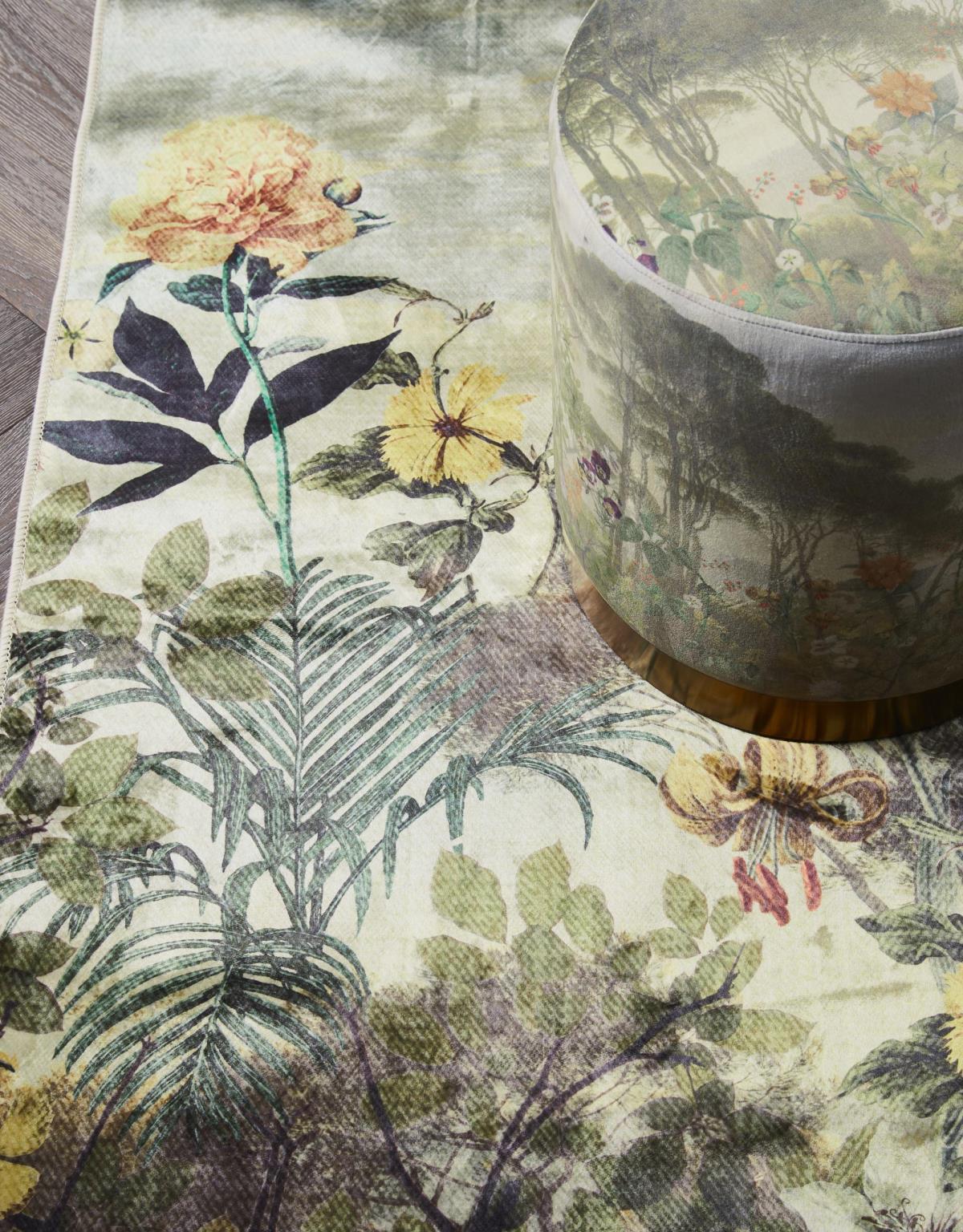 ESSENZA Felicia Loden green Vloerkleed 