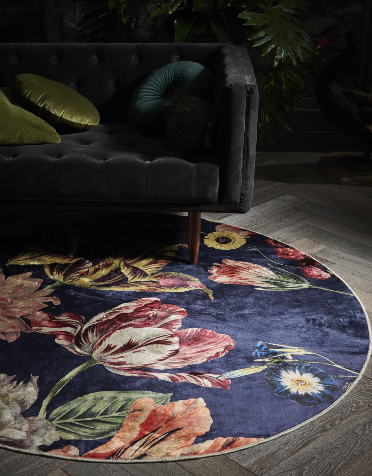 ESSENZA Filou Finest Donkerblauw Vloerkleed 180 cm
