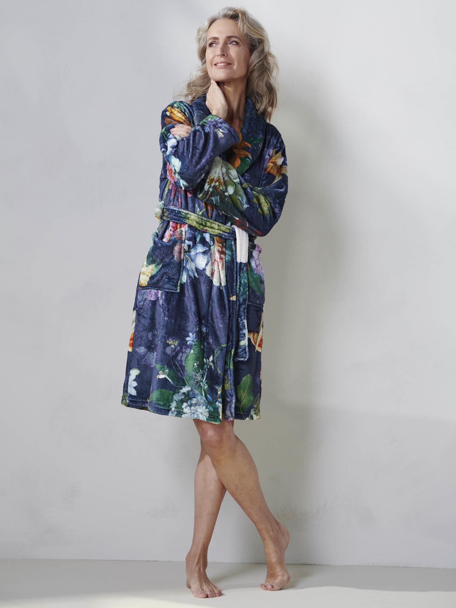 ESSENZA Fleur Nightblue Badjas M
