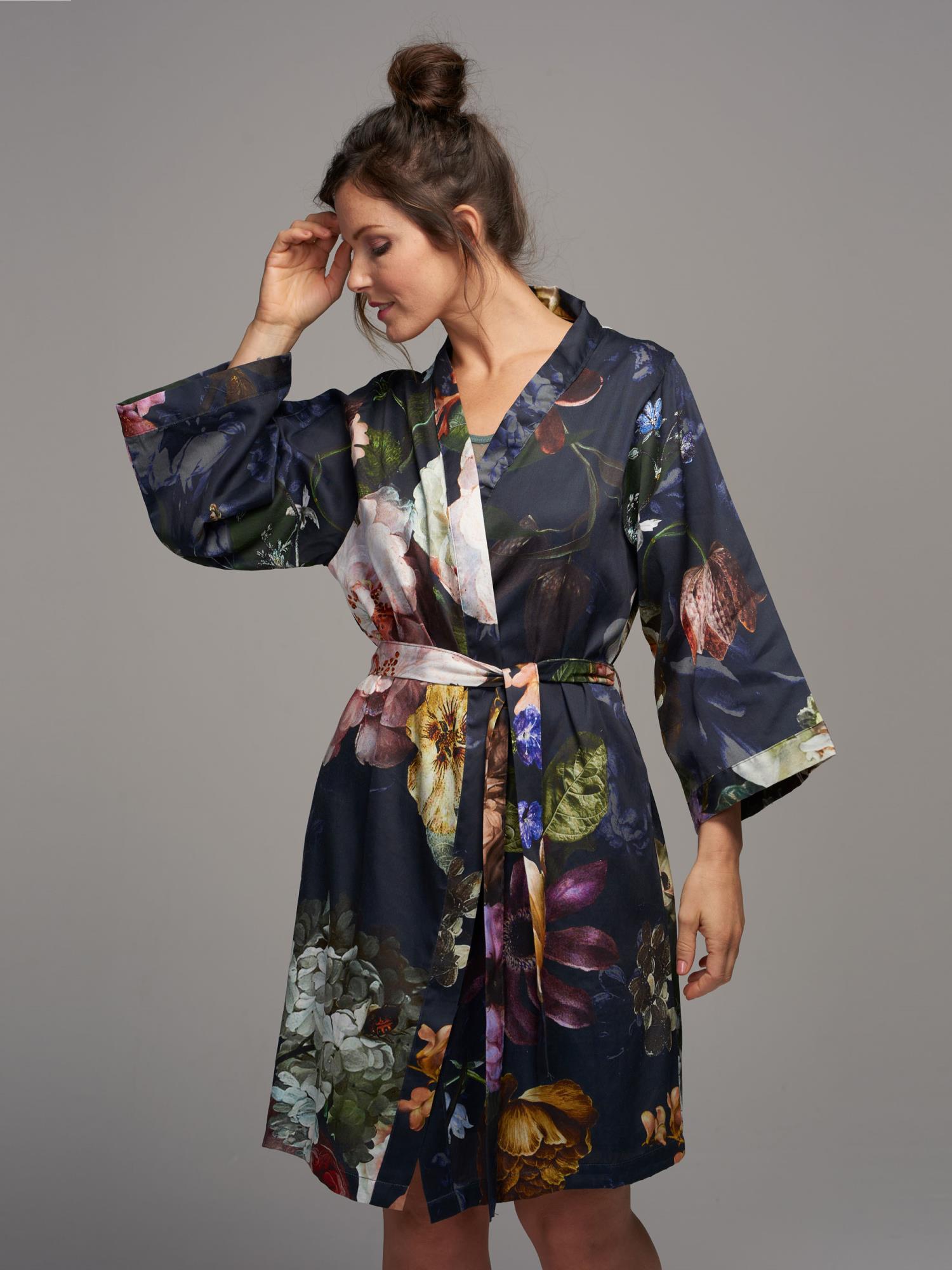 ESSENZA Fleur Nightblue Kimono M