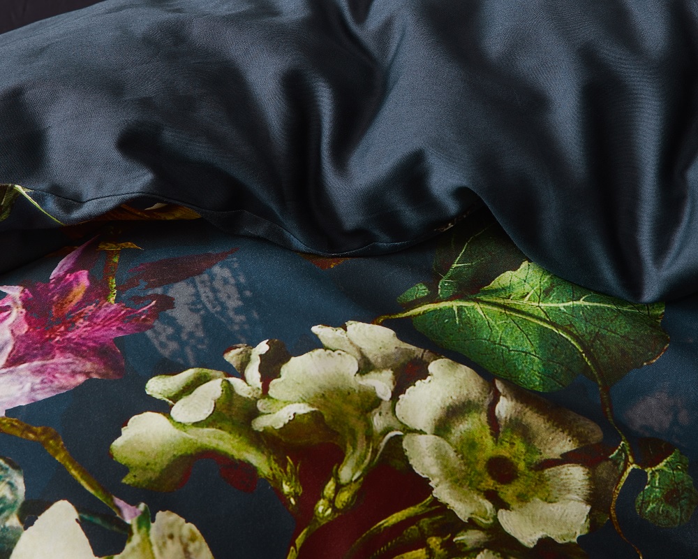 ESSENZA Fleurel Indigo blauw Dekbedovertrekset 240 x 220 cm
