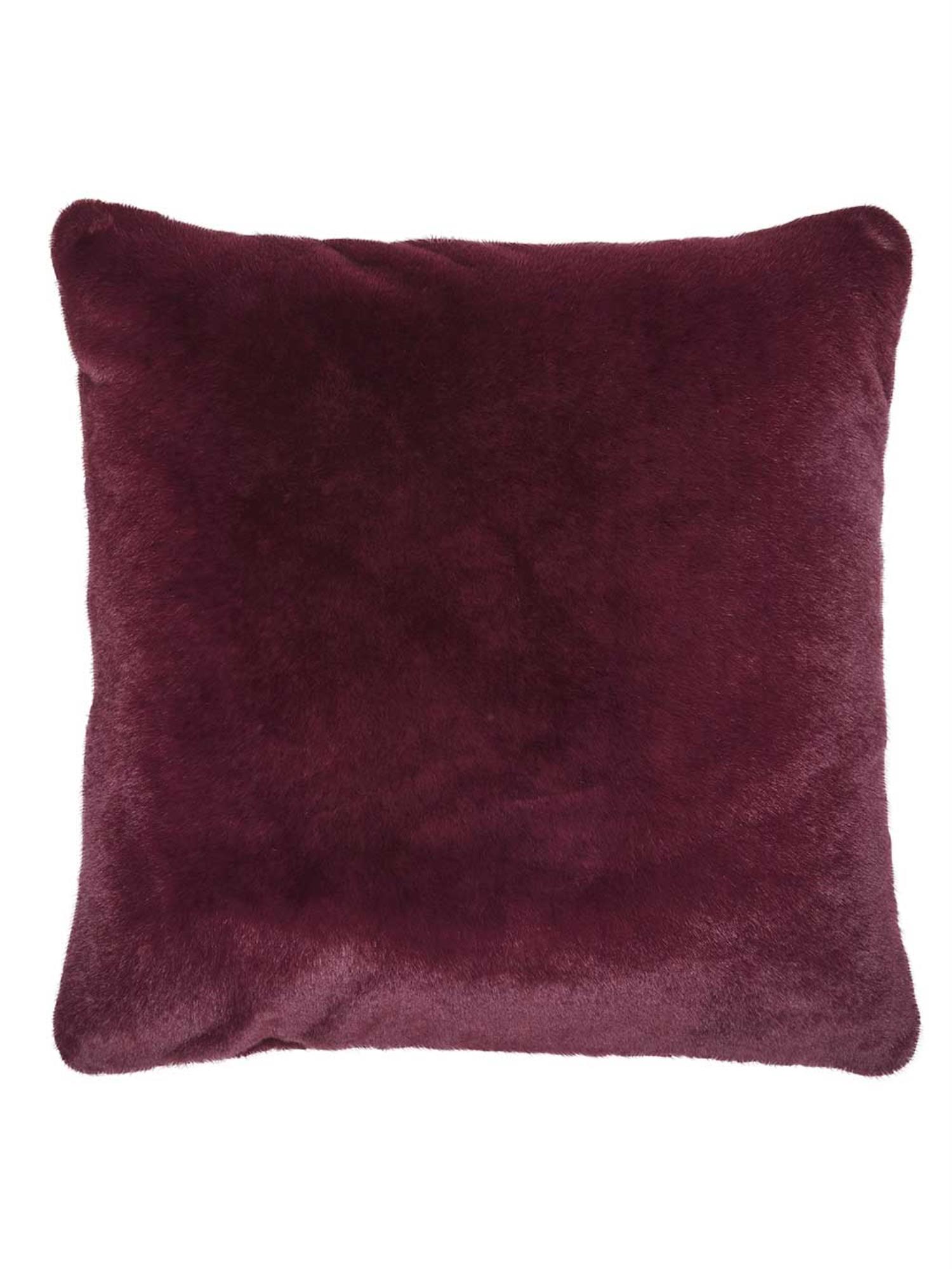 ESSENZA Furry Burgundy Sierkussen 50 x 50 cm