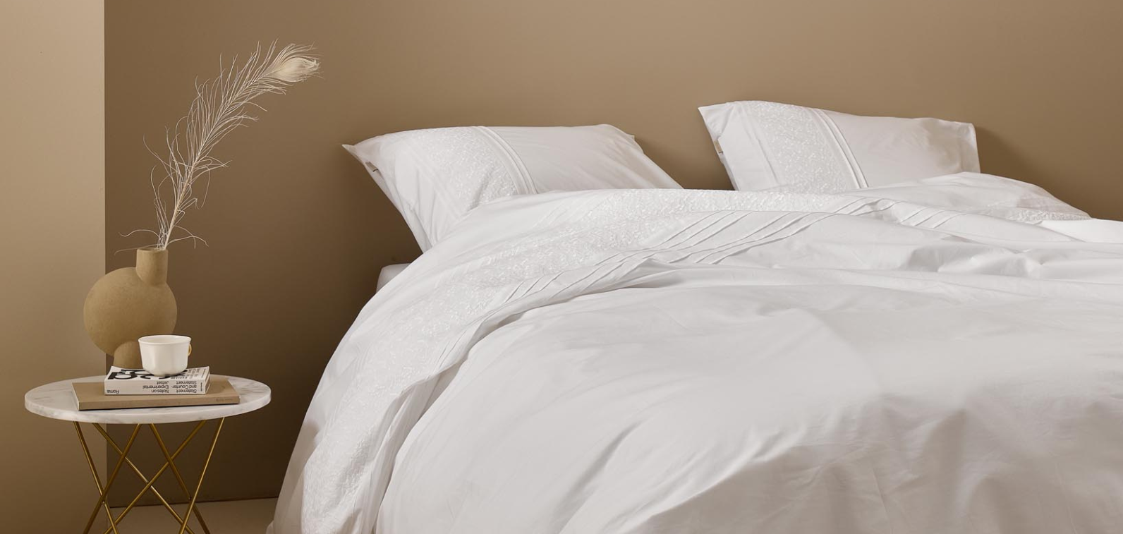 ESSENZA May White Dekbedovertrekset 240 x 220 cm