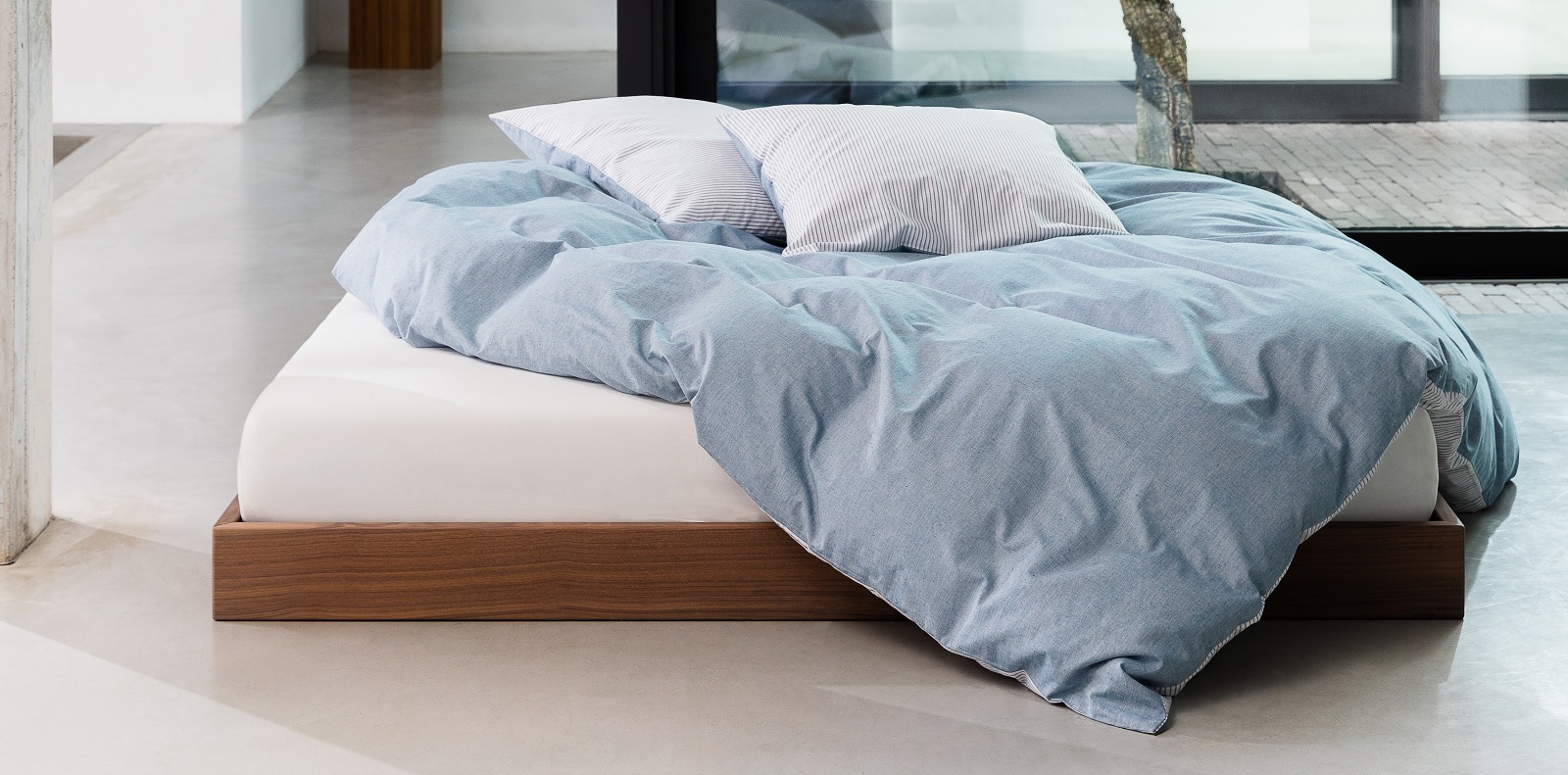 Marc O'Polo Skei Blauw Dekbedovertrekset 240 x 220 cm