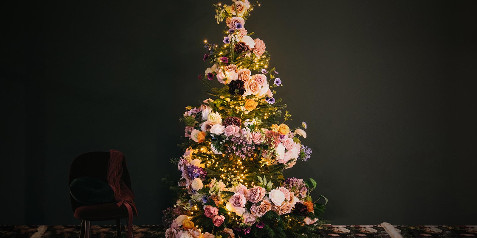 je inspireren door DIY Bloemenkerstboom van ESSENZA