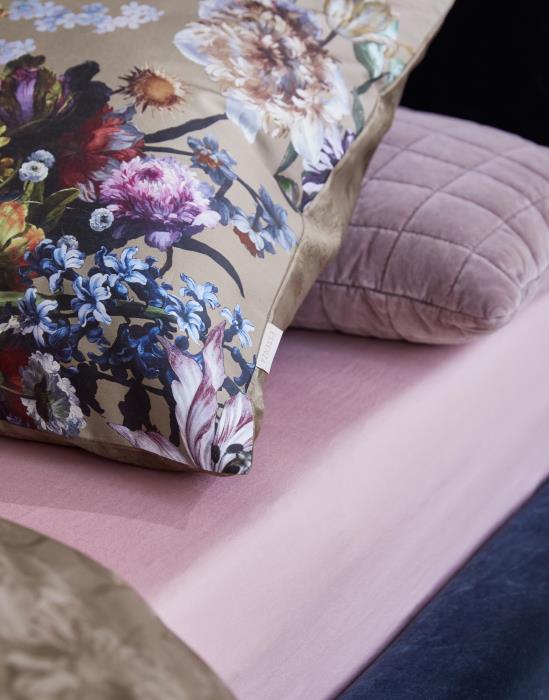 ESSENZA Satin Lila Hoeslaken 180 x 200 cm