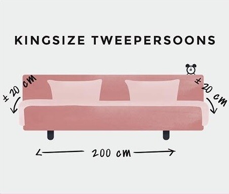 Kingsize tweepersoonsbed