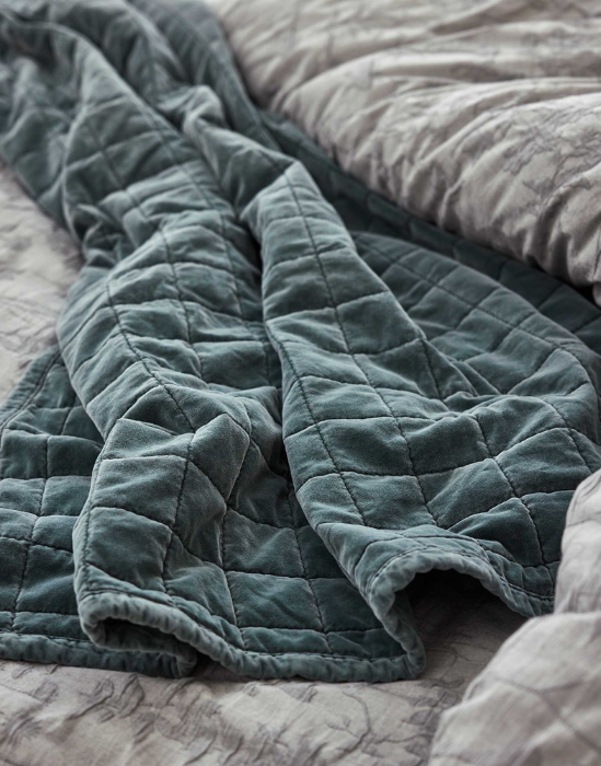 ESSENZA Julia Denim Plaid 150 x 200 cm