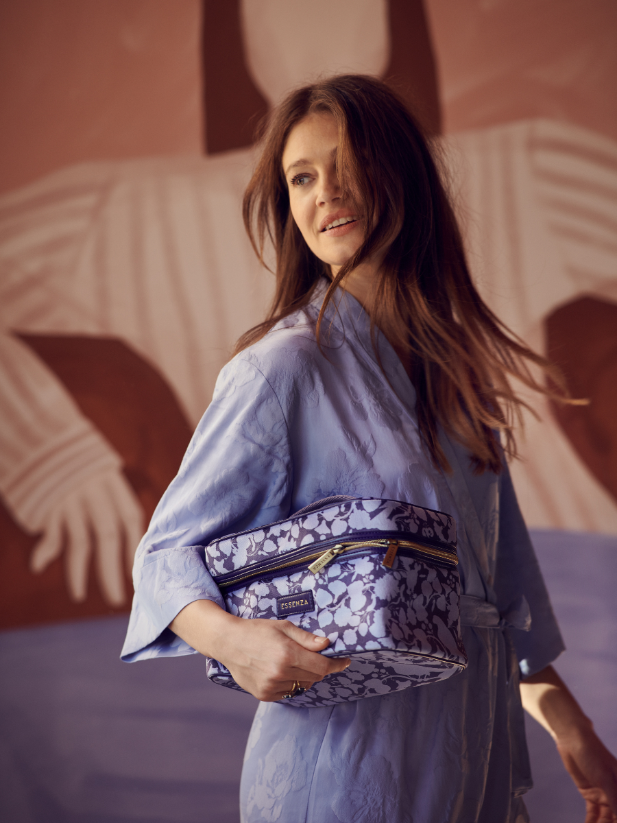 ESSENZA Ilona Charley Lavendelblauw Kimono M
