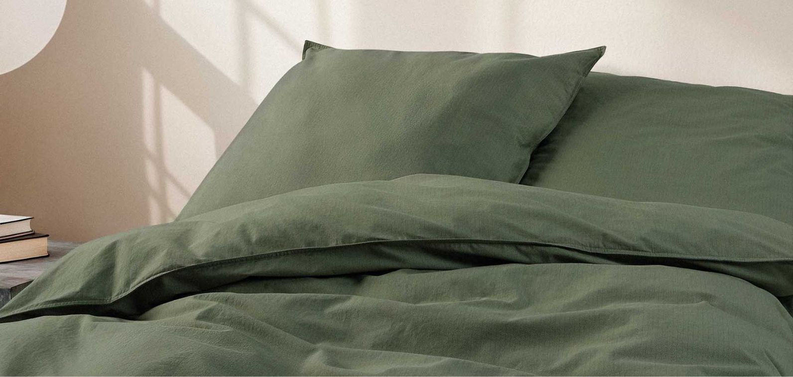 Marc O'Polo Senja Dark green ivy Dekbedovertrek