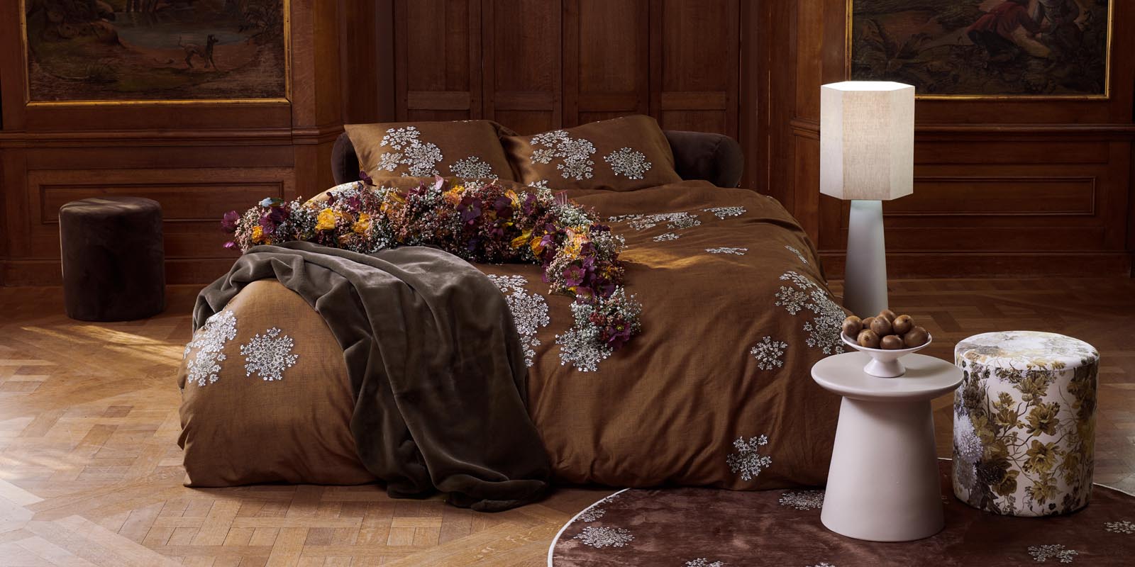 ESSENZA Lauren Cinnamon Dekbedovertrekset 240 x 220 cm