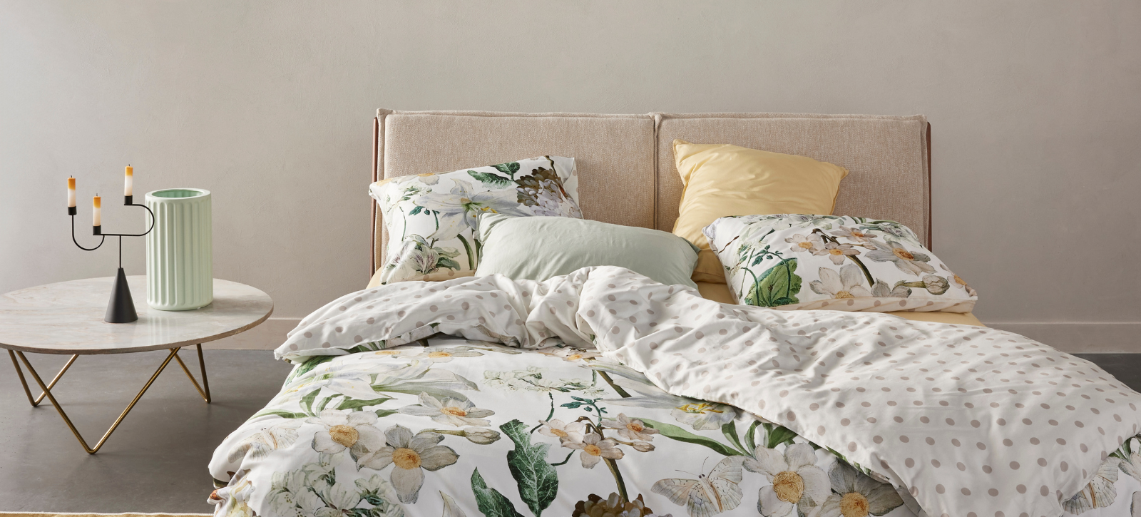 ESSENZA Rosalee Wit Dekbedovertrekset 260 x 220 cm