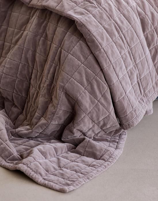 ESSENZA Julia Mauve Plaid 150 x 200 cm
