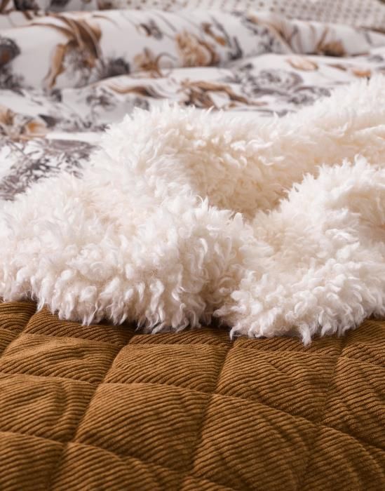 ESSENZA Shelley Vanilla Plaid 150 x 200 cm